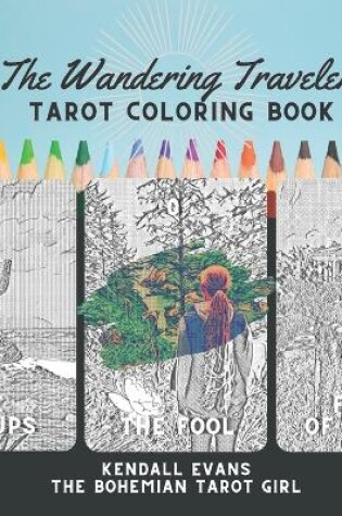Cover of The Wandering Traveler Tarot Coloring Book