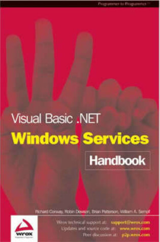 Cover of Visual Basic .NET Windows Services Handbook