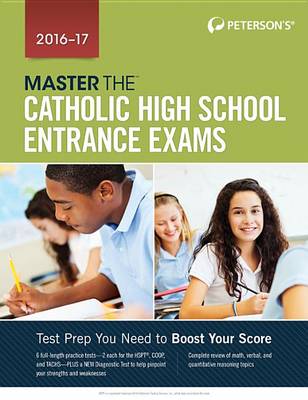 Book cover for Master the Catholic High School Entrance Exams 2016-2017