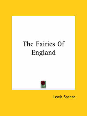 Book cover for The Fairies of England