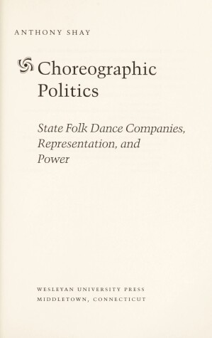 Book cover for Choreographic Politics