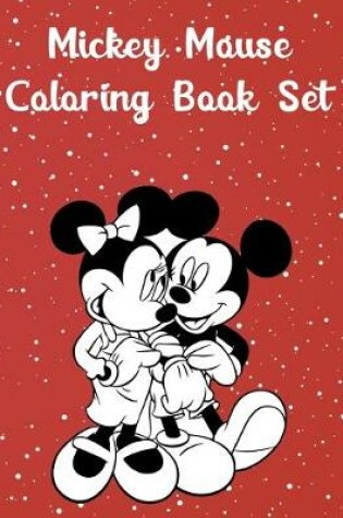 Cover of Mickey Mouse Coloring Book Set