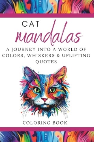 Cover of Adult Coloring Book Cat Mandalas