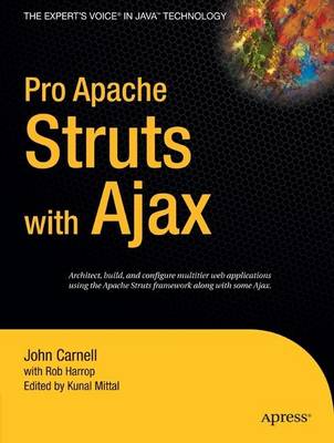 Book cover for Pro Apache Struts with Ajax