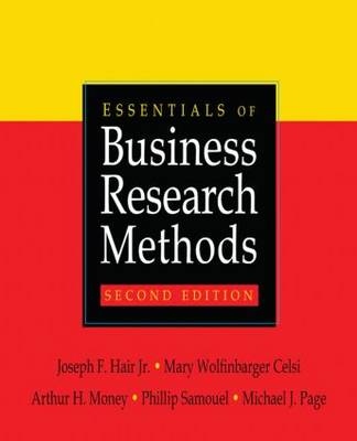 Book cover for Essentials of Business Research Methods