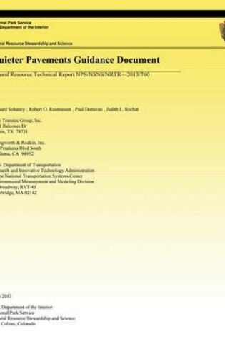 Cover of Quieter Pavements Guidance Document