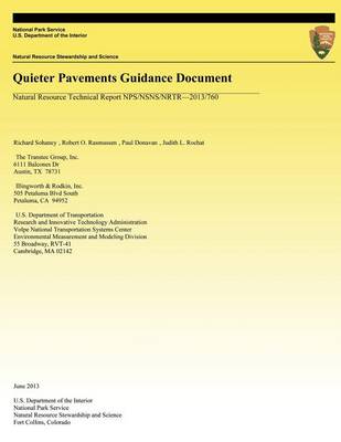 Book cover for Quieter Pavements Guidance Document