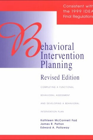 Cover of Behavioral Intervention Planning