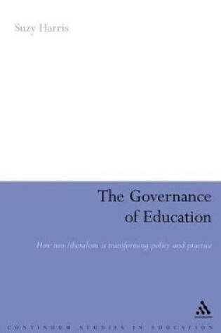 Cover of The Governance of Education
