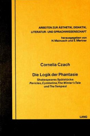 Cover of Die Logik Der Phantasie