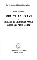 Book cover for Wealth and Want