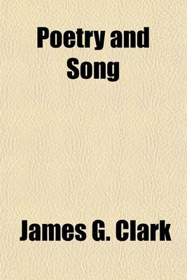 Book cover for Poetry and Song