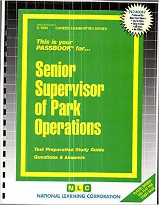 Book cover for Senior Supervisor of Park Operations