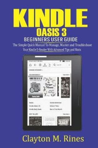 Cover of Kindle Oasis 3 Beginners User Guide