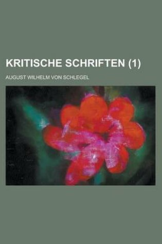 Cover of Kritische Schriften (1)