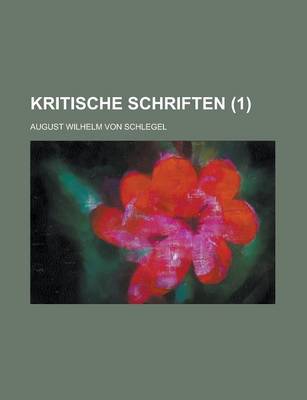 Book cover for Kritische Schriften (1)