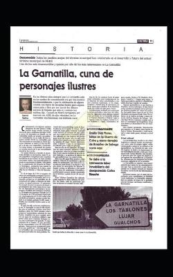 Book cover for La Garnatilla en el siglo XIX