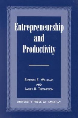 Cover of Entrepreneurship and Productivity