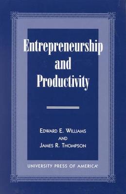 Book cover for Entrepreneurship and Productivity