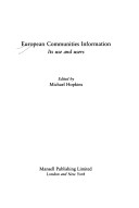 Book cover for European Communities Information