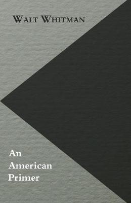 Book cover for An American Primer