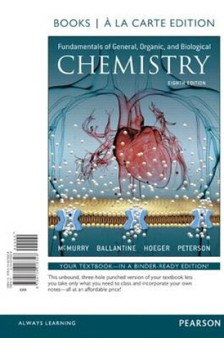 Cover of Fundamentals of General, Organic, and Biological Chemistry