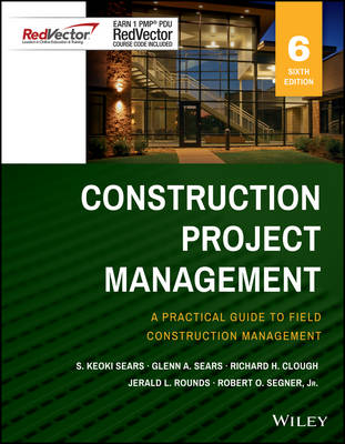 Book cover for Construction Project Management Sixth Edition Red Vector bundle