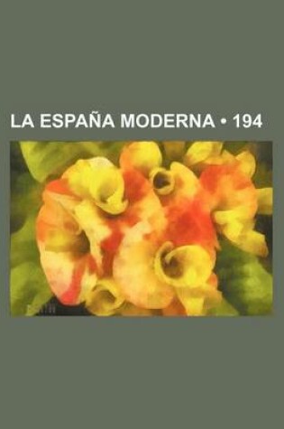 Cover of La Espana Moderna (194)