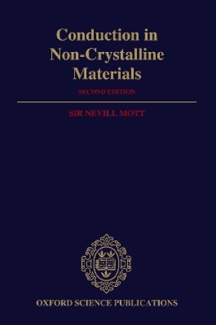 Cover of Conduction in Non-Crystalline Materials