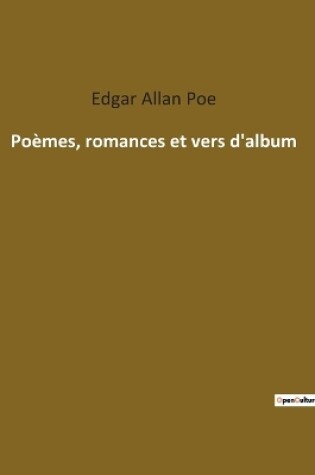 Cover of Po�mes, romances et vers d'album