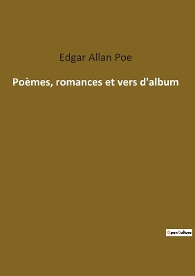 Book cover for Po�mes, romances et vers d'album