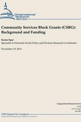 Cover of Community Services Block Grant (CSBG)