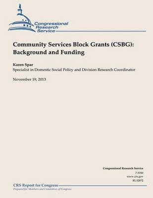 Book cover for Community Services Block Grant (CSBG)