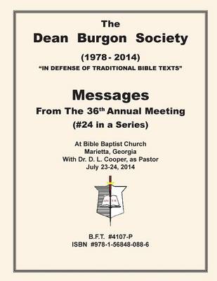 Book cover for The Dean Burgon Society Messages 2014