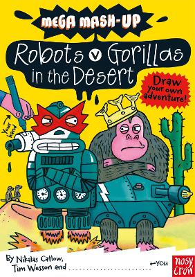 Cover of Robots v Gorillas in the Desert