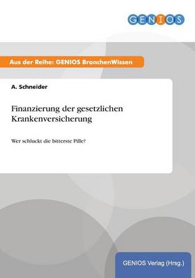 Book cover for Finanzierung der gesetzlichen Krankenversicherung