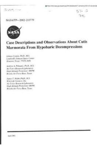 Cover of Case Descriptions and Observations about Cutis Marmorata from Hypobaric Decompressions