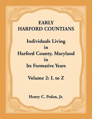 Book cover for Early Harford Countians. Volume 2