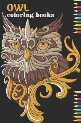 Cover of Owl coloring books