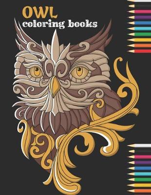 Book cover for Owl coloring books