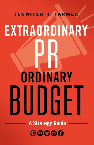 Book cover for EXTRAORDINARY PR, ORDINARY BUDGET