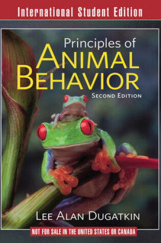 Cover of Principles of Animal Behavior