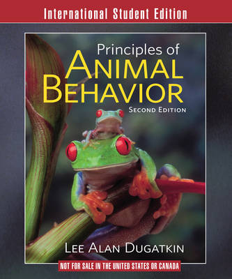 Book cover for Principles of Animal Behavior