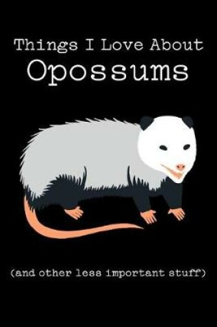 Cover of Things I Love about Opossums (and Other Less Important Stuff)