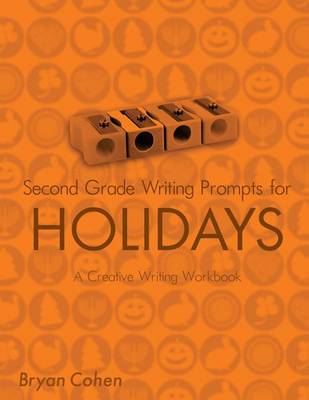 Book cover for Second Grade Writing Prompts for Holidays