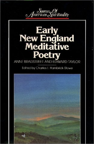 Book cover for Early New England Meditative Poetry