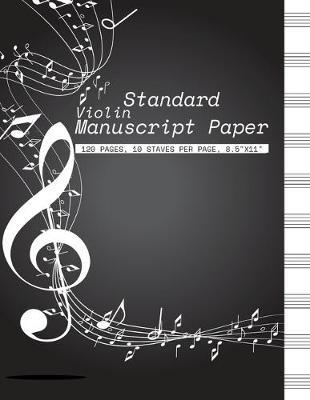 Book cover for Violin Standard Manuscript Paper