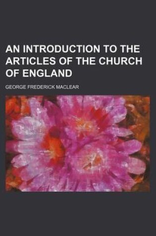 Cover of An Introduction to the Articles of the Church of England