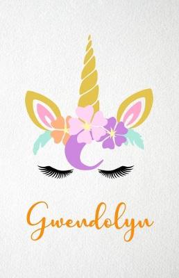 Book cover for Gwendolyn A5 Lined Notebook 110 Pages