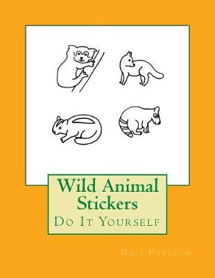 Book cover for Wild Animal Stickers